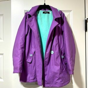 Girls Fleece Rain Jacket
